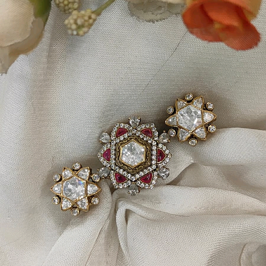 Moissanite Star Ring 